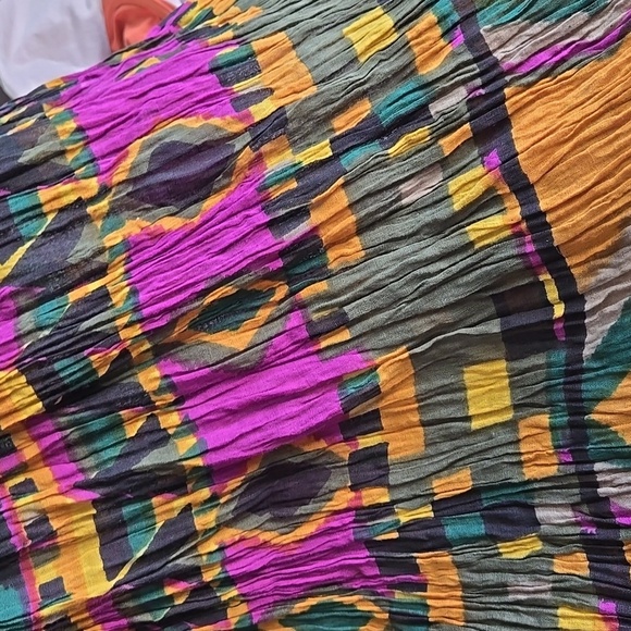 Vintage Class Multicolor Bohemian Maxi Skirt Size S - Picture 10 of 10